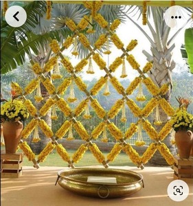 Marigold Tuberose Decorative <b>Ceiling</b> Hanging Marigold Flower String Artificial Flower Indian Pooja <b>Wedding</b> <b>Decoration</b> Christmas - Product Image 1