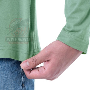 Camisetas de Manga Larga para Hombre, Diseño Personalizado, Estilo Urbano, Transpirables - Product Image 6