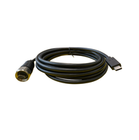 Câble USB Type C vers Type C blindé, étanche IP67, métallique, surmoulé, double extrémité, longueur 3m, jusqu'à 10 Gbps
