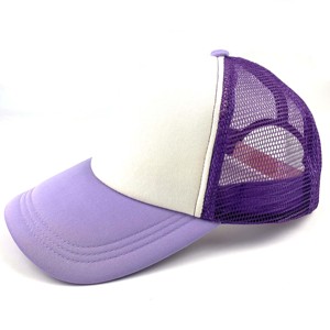 Hot Sale Classic <strong>Solid</strong> Two-Tone Breathable Trucker Hat Sporty Oxford Custom Embroidery Print Pattern Logo Dobby Terry Street