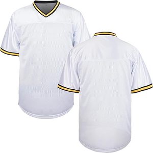 Camiseta Deportiva de Fútbol de Malla Blanca, Manga Corta, Ligera, de Poliéster, Ropa Deportiva - Product Image 1