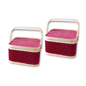 Vente chaude de cadeaux écologiques faciles à utiliser avec des paniers-cadeaux en bambou fabriqués à la main de haute qualité - Product Image 1