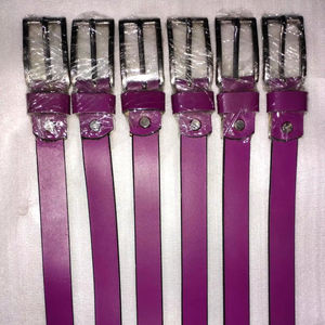 Juego de cinturones de cuero genuino 100% de lujo de Estilo Vintage hechos a mano con hermosos artículos de cinturones de cuero de impresión de calidad superior - Product Image 1