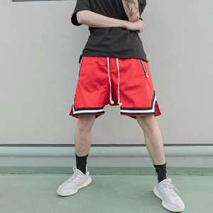 Short de basket-ball noir personnalisé respirant à séchage rapide de haute qualité taille XL avec impression du nom de l'équipe Style d'ensembles de service OEM - Product Image 2