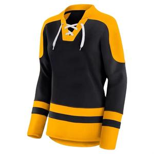 Sweat-shirt de hockey sur glace pour garçon, sweat-shirt d'hiver ajusté pour l'extérieur, sweat-shirt pour hommes à manches longues, vêtements de sport personnalisés - Product Image 1