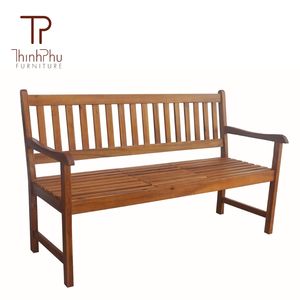 Banco Moderno de Madera Maciza para Uso en Exteriores en Parques, Centros Comerciales, Hoteles, Villas - Muebles Thinh Phu - Buen Precio - Product Image 5
