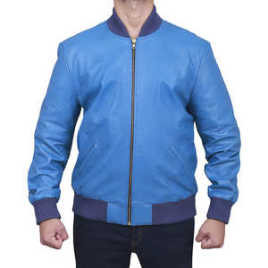 Veste en cuir pour homme de qualité supérieure, coupe ajustée moderne, vêtements d'hiver pour la rue, respirante, manches longues, personnalisable - Product Image 4