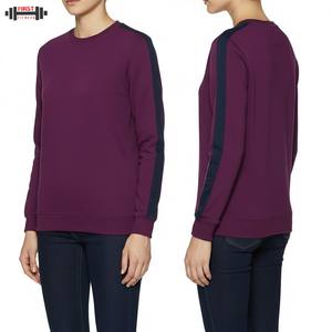 Sweat-shirts et pulls à capuche pour femmes, streetwear d'hiver, haute qualité, col en V, coupe ample, logo sur le devant, polyester/coton, polaire, de marque - Product Image 4