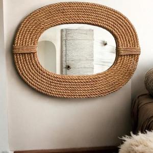 Miroir mural de haute qualité, art en résine, cadre en fer de luxe, miroir de sol, grand miroir de pleine longueur - Product Image 3