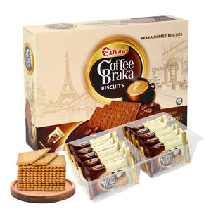 Balance Crème Aromatisée 360gr Craquelins Minces Croustillants de Haute Qualité Meilleur Prix Halal Café Biscuit Confiserie Sucré Carton Boîte - Product Image 6