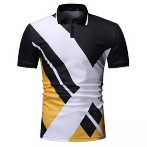 Ropa para hombre en línea cuello con cremallera Polo algodón jersey polos algodón - Product Image 1