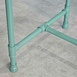 Système d'assemblage de concept de tuyauterie HCPP002 de style design industriel avec pieds en acier pour tuyaux de 120x60 - Product Image 5
