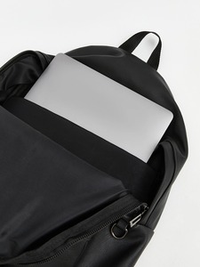 OEM ODM Private Label Custom Logo Men's <b>Brown</b> Faux Leather <b>Backpack</b> Business Travel Laptop <b>Backpack</b> Large Capacity Daypack - Product Image 4