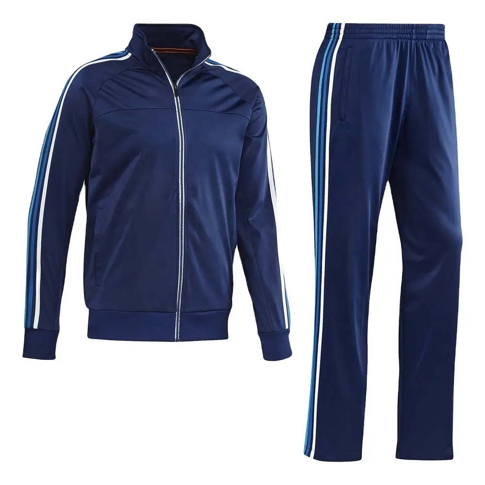 Men Fleece Two Piece Outfit Full Zip Tracksuit Fleece Tracksuit Hoodie Trouser MMA Gym Boxing Running Jogging Full Suit
