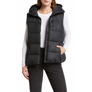 Chaleco Acolchado sin Mangas para Mujer, Diseño Nuevo, Color Sólido, Cálido, Transpirable, con Botones, Tejido de Poliéster/Algodón - Product Image 2