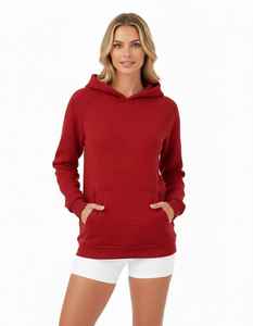 Sweat à capuche oversize décontracté pour femme, hiver/automne, 100% coton, matière polaire respirante, écologique, coupe-vent, personnalisable sur le devant - Product Image 2