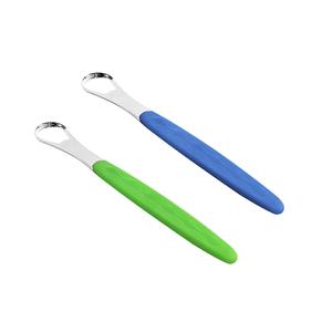 Raspador de lengua Tratamiento del mal aliento Lengua o adultos Grado médico Acero inoxidable 100% para limpiador de lengua oral con viaje - Product Image 3