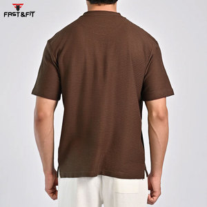 Nuevo diseño, diseño personalizado, estampado personalizado liso, camisetas de talla grande para hombre, camiseta ligera de gran tamaño a la venta - Product Image 4