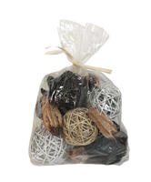 Remplissage de vase décoratif avec boule décorative Sola et boule en rotin Fête des mères Saint Valentin Noël Cadeaux de remerciement pour les femmes