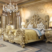 Lit king-size moderne de luxe réglable Java Furni Craft Rigen01 en teck massif, couleur personnalisée ivoire blanc, tête de lit en cuir tressé