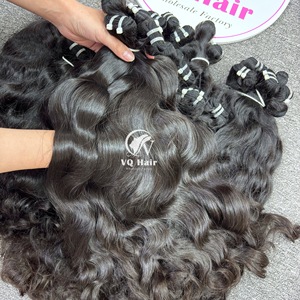 Extensions de cheveux vierges 100% naturels vietnamiens bruts, ondulés, d'un seul donneur, cuticules alignées, double trame tissée à la machine, vente en gros - Product Image 1