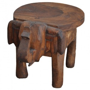 Fatto a mano di alta qualità Vintage Rattan vimini elefante tavolino decorazioni per la casa disegni personalizzati all'ingrosso miglior prezzo tavolino - Product Image 1