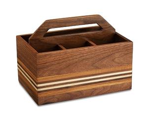 Fantastic Design Caddy Wine Beer & Wooden Cutlery Holder Caddy Utensils & Spoon Stand for <b>Kitchen</b> Tissue Paper Holder - Product Image 6