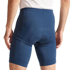 Men's <b>Navy</b> Blue Regular Cycling Shorts Moisture-Wicking Spandex Polyester Breathable Anti-Bacterial Quick Dry Eco-Friendly Plus - Product Image 4