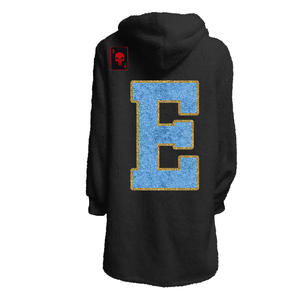 Conjunto de 2 piezas de chándal de algodón de invierno personalizado, conjunto de pantalones cortos con capucha, jerséis de manga larga de algodón, traje informal cálido para mujer para niñas - Product Image 2