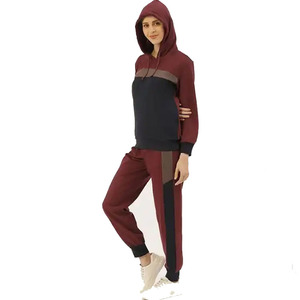 Survêtements sur mesure pour femmes Sweat à capuche en coton de haute qualité avec votre propre logo imprimé - Product Image 3