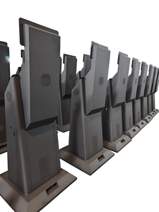 Carcasa de terminal de gabinete de quiosco de acero con recubrimiento en polvo OEM ODM para unidad de visualización de información Fabricación de chapa - Product Image 2