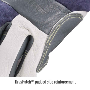 Gants de soudage en cuir de protection à manchette longue, gants de travail résistants au feu et de sécurité fabriqués au Pakistan - Product Image 2