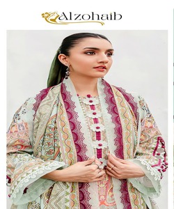 Costume pakistanais Kameez Dubai Abaya pour femmes musulmanes 2 pièces en coton Ensemble élégant lin robe modeste soirée - Product Image 5