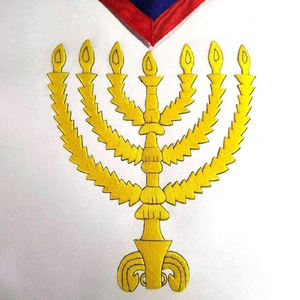 Nous avons fait sur mesure à la main broderie artisanat maçonnique tablier en cuir belle insignes vacances décoration cadeau - Product Image 1