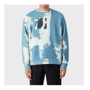 Sudadera con cuello redondo de lana para hombre, ropa de calle con logotipo personalizado, informal, de alta calidad, nueva llegada - Product Image 2