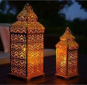 Linterna Decorativa de Ramadán, Estilo Interior para Eid, Iluminación Cálida para el Hogar, Iluminación Festiva Tradicional para Áreas de Estar, Diseño Marroquí - Product Image 6