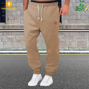 Men's Casual Fitness Gym Sports Pants Winter Running Joggers Elastic Mid 100% Cotton Sweatpants Pockets Training Straight - Product Image 6