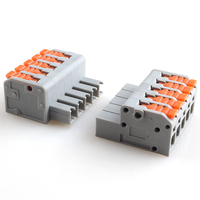 2604D Kompakter Hebelklemmenblock Schnellverbinder für Leitungen Inline-Spleißverbinder Push-Wire-Verbinder