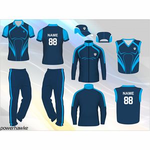 Nouvelle conception élégante de l'uniforme de cricket Powerhawke, vêtements de sport confortables pour garçons adultes avec nom et logo d'équipe personnalisés - Product Image 2