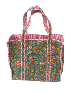 Sac fourre-tout réutilisable et durable en coton 100% écologique, matelassé, avec fermeture éclair, pour le shopping et les voyages, option de logo personnalisé - Product Image 3