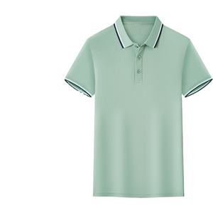 Chemise décontractée à manches courtes pour homme avec logo personnalisé OEM, anti-rides, poche, couleur unie, 100% coton, broderie - Product Image 3