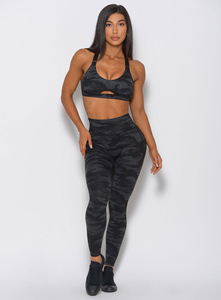 Leggings ajustados de alta calidad con estampado de camuflaje para mujer - Product Image 2