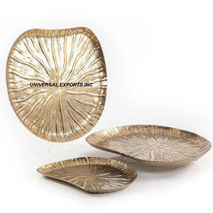 Handmade Gold-Finished Steel Chocolate Tray Elegant Decorative <b>Top</b> Seller Fancy Chocolate Platter Sustainable Eco-Friendly - Product Image 6