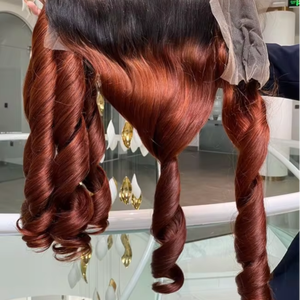 ผมหยิกเป็นลอนสำหรับต่อผมมนุษย์ผมหยิกจากเวียดนาม - Product Image 1