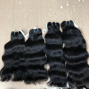 Haute Qualité Naturel Ondulé Trame Vierge Remy Extension De Cheveux Double Machine Tissage De Cheveux Humains - Product Image 1