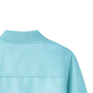 แจ็กเก็ตซาตินเงาสำหรับผู้หญิงน้ำหนักเบาสไตล์บอมเบอร์พร้อมซิปเต็มรูปแบบออกแบบปักและใส่ได้ตามต้องการ - Product Image 6