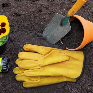 Gants de jardinage OEM Patelai Gants de jardinage en cuir Gants de jardinage de travail résistants aux épines et aux coupures - Product Image 4