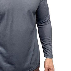 เสื้อยืดตกปลาพิมพ์ลายสำหรับผู้ชายเสื้อ100% โพลีเอสเตอร์แบบเรียบ - Product Image 4