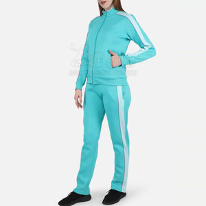 Low Moq Diseño personalizado Mujeres Chándales Uso al aire libre Ropa de mujer Color personalizado Mujeres Chándal - Product Image 3