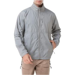 Veste coupe-vent légère pour homme, résistante à l'eau, avec poche poitrine, vente en gros, veste de randonnée pliable, coupe-vent - Product Image 5